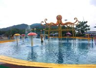 Terrain de jeu interactif de parc aquatique de couleur de mélange pour la piscine d'hôtel